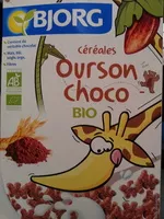 Mängden socker i Céréales ourson choco bio