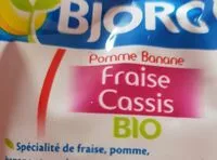 Mängden socker i Compotes Gourde Pomme Fraise Cassis