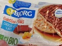 Mängden socker i Galette de maïs chocolat au lait