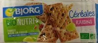 Mängden socker i Bio nutri+ céréales raisin