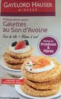 Mängden socker i Preparation Galette Son Avoine 250G