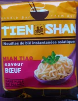 Mängden socker i Mian Tiao saveur boeuf - 85 g - Tien Shan