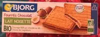 Mängden socker i Fourrés chocolat lait noisettes