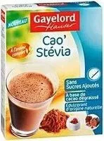Mängden socker i Cacao Stevia Gayelord