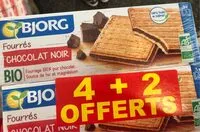 Mängden socker i Goûters BIO fourrés chocolat noir. 4 PAQUETS + 2 GRATUITS