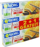 Mängden socker i Fourres au chocolat noir bio