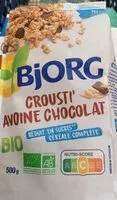 Mängden socker i Crousti avoine chocolat