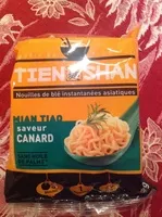 Mängden socker i Nouilles de blé saveur canard
