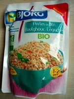 Mängden socker i Perles de Blé, Boulghour, Légumes