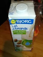 Mängden socker i Lait d'amande Sans sucres ajoutés