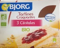 Mängden socker i Tartines Craquantes - 3 Céréales