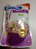 Mängden socker i Trio de riz complet, rouge, basmati (maxi format)