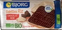 Mängden socker i Galettes de riz chocolat noir