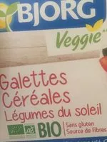 Mängden socker i Galettes céréales légumes du soleil
