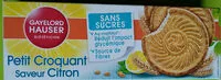 Mängden socker i Petit Croquant Citron Sans Sucres