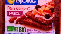 Mängden socker i Pain Complet Muesli Raisins Noisettes Amandes