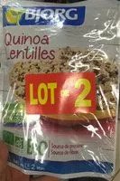Mängden socker i Quinoa lentille doy pack bjorg