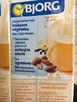 Mängden socker i Lot 2 boisson amande vanille