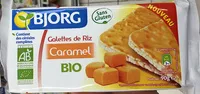 Mängden socker i Galettes de Riz Caramel bio