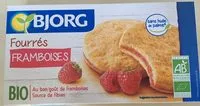 Mängden socker i Biscuits fourrés aux framboises