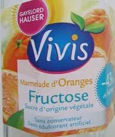 Mängden socker i Marmelade d'Oranges Fructose