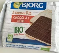 Mängden socker i 2 Galettes De Riz Au Chocolat Noir Bio
