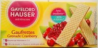 Mängden socker i Gaufrettes grenade cranberry