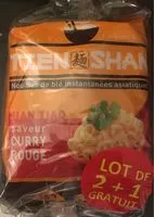 Mängden socker i Nouille saveur curry rouge