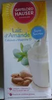 Mängden socker i Lait d'amandes sans sucres