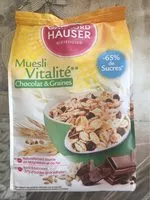 Mängden socker i Muesli Chocolat