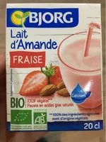 Mängden socker i Lait d'amande fraise