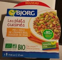 Mängden socker i Méli-Mélo de Légumes Secs, Douceur de Soja