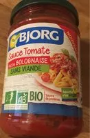 Mängden socker i Sauce tomate façon bolognaise sans viande bio