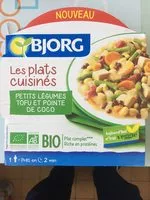 Mängden socker i Petits légumes tofu et pointe de coco