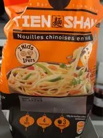 Mängden socker i Nouilles chinoises en nid