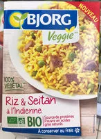 Mängden socker i Riz & Seitan à l'Indienne bio