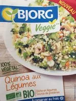 Mängden socker i Quinoa aux légumes