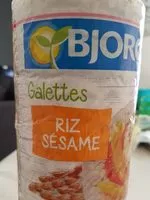 Mängden socker i Galettes riz sésame