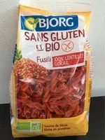 Mängden socker i Fusilli 100% lentilles corail