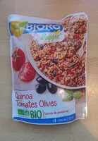 Mängden socker i Quinoa tomates olives - Bio