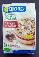 Mängden socker i Flocons d'avoine 4 graines et raisins