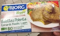 Mängden socker i Galettes polenta epinards basilic lupin