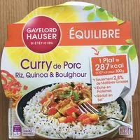 Mängden socker i Curry de Porc, Riz, Quinoa & Boulghour