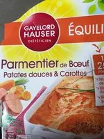 Mängden socker i Parmentier de boeuf, patates douces & carottes