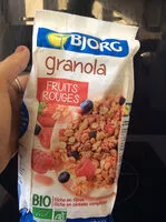 Mängden socker i Granola Fruits Rouges