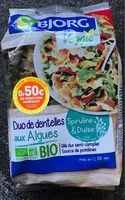 Mängden socker i Duo de dentelles aux algues
