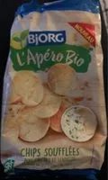 Mängden socker i chips soufflées pois chiches et lentilles