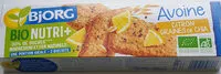 Mängden socker i Bio Nutri Avoine citron graines de chia