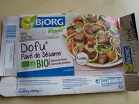 Mängden socker i Dofu Pavé de sésame
