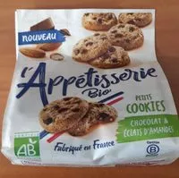 Mängden socker i Petits cookies chocolat et éclats d'amandes
